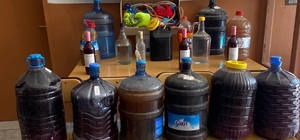 Karaman'da evinde sahte içki üreten 1 kişi yakalandı