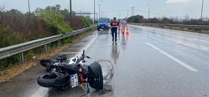 Ceyhan'da motosiklet kazası: 1 ölü, 1 yaralı