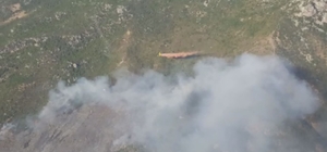 İzmir’deki orman yangını yaklaşık 15 saat sonra kontrol altına alındı