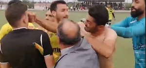 Gaziantep’te hakeme çirkin saldırı kamerada
Turnuva maçında yedek oyuncu hakeme yumrukla saldırdı