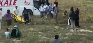 Pamukkale firmasına ait yolcu otobüsü tarlaya uçtu
Yolcu otobüsü tarlaya uç...