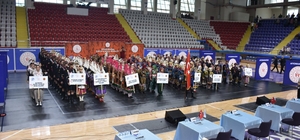 Afyonkarahisar'da halk oyunları bölge yarışması düzenlendi