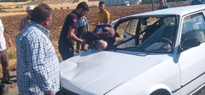 Elazığ’da otomobilin çarptığı yaya yaralandı