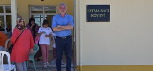 Atıl durumdaki okulu onararak, köy evine çevirdiler