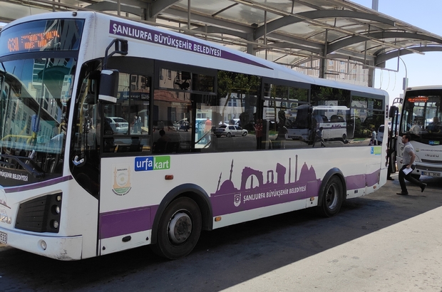 Şanlıurfa'da bayramda toplu taşıma ücretsiz
