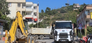 Aydıncık ve Bozyazı'da asfalt çalışmaları sürüyor