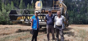 Şaphane'de biçerdöver operatörlerinin bilinçlendirilmesi için denetim ve eğ...