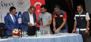 Samsat deprem konutları için kura çekimi yapıldı