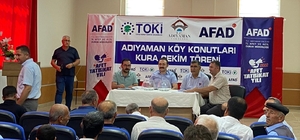 Samsat’ta afetzedeler kalıcı konutlarına kavuşuyor