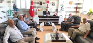 Altıntaş’ta gaziler Başkan Arif Teke’yi ziyaret etti