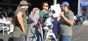 Erzurum'da 3 gün sürecek gökyüzü gözlem etkinliği başladı
Gençlik ve Spor Bakanı Mehmet Kasapoğlu:
"Erzurum, Türkiye'de en büyük teleskobun bulunduğu il olması açısından önem arz ediyor ve inanıyorum ki gökyüzü etkinliğimiz her yıl Erzurum'da bu anlamda önemli bir marka olmasıyla birlikte güçlenerek devam edecek"
