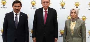Başkan Kılca, Cumhurbaşkanı Erdoğan’a Karatay’ın yatırımlarını ve projelerini anlattı