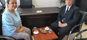 Serdar Ünsal'dan Yeliz Aras'a hayırlı olsun ziyareti