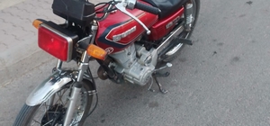 Park halindeki motosiklet çalındı