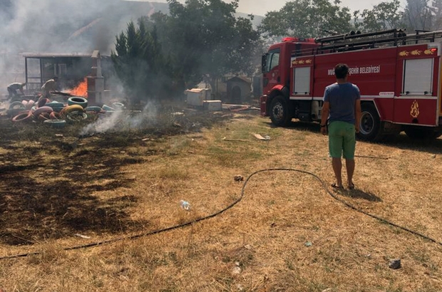 Hurdalıkta yangın