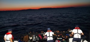 İzmir açıklarında 132 düzensiz göçmen kurtarıldı, 89 göçmen yakalandı