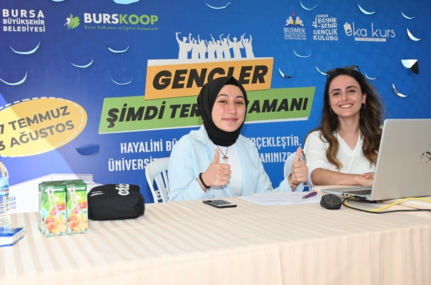 YKS tercihi yapan adaylara Bursa Büyükşehirden rehberlik hizmeti