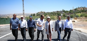 Şahin’den sıcak asfalt çalışması yürütülen mahallelere ziyaret