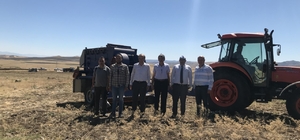 Arguvan‘da nohut hasat tarla günü yapıldı