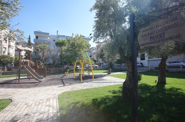 Bayraklı'daki Şehit Şenol Danışman Parkı yenilendi
