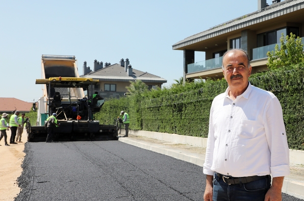 Mudanya Belediyesi yolları yenilemeye devam ediyor