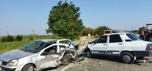 Akhisar'daki trafik kazalarında 3 kişi yaralandı