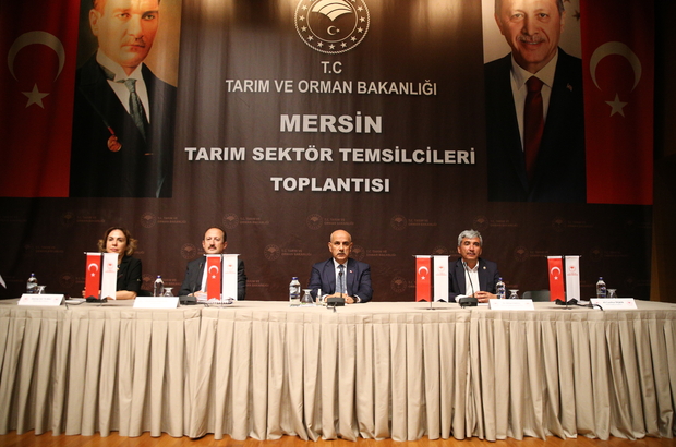 Bakan Kirişci, Mersin'de Tarım Sektör Temsilcileri Toplantısı'nda konuştu: