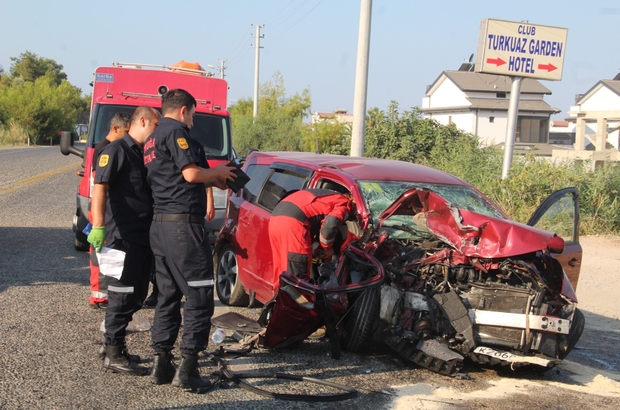 Muğla'da iki otomobilin çarpıştığı kazada 1 kişi öldü, 3 kişi yaralandı