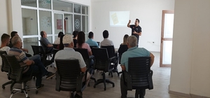 Yalıhüyük'te sağlık personeline yangın eğitimi verildi