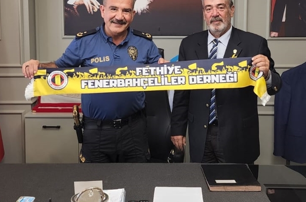 Fethiye Fenerbahçeliler Derneği'nden İlçe Emniyet Müdürüne ziyaret