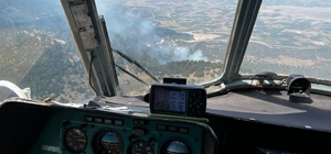 Isparta'da ormanlık alanda çıkan yangına müdahale ediliyor