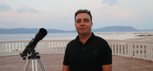 Salda Gölü'nde gökyüzü gözlemi yapılıyor