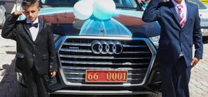 Yozgat Valisi Polat'ın makam otomobili şehit çocuklarının sünnet aracı oldu...