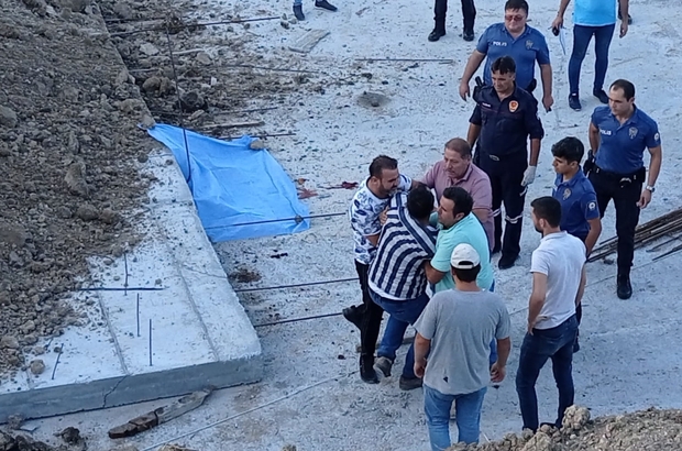 Manisa'da devrilen beton duvarın altında kalan işçi hayatını kaybetti