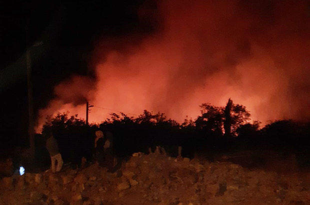 Elazığ'da ağaçlık alanda çıkan yangın söndürüldü 