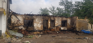 Yozgat'ta çıkan yangında müstakil ev kullanılamaz hale geldi