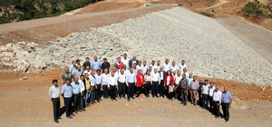 Manisa'ya içme suyu sağlayacak barajda gövde dolgusu tamamlandı