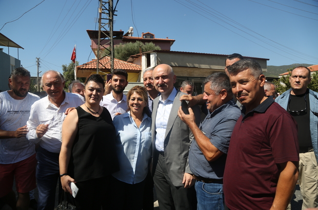 Ulaştırma ve Altyapı Bakanı Karaismailoğlu, Muğla'da yol incelemesinde konuştu: