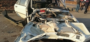 Kahramanmaraş'ta traktörle çarpışan otomobildeki 1 kişi öldü, 1 kişi yarala...