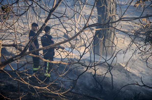 GÜNCELLEME - Antalya'nın Kumluca ilçesindeki orman yangını kontrol altına alındı
