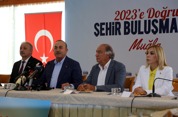 Dışişleri Bakanı Çavuşoğlu, Muğla'da basın toplantısı düzenledi: (1)