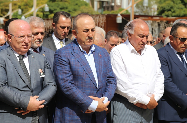 Dışişleri Bakanı Çavuşoğlu, Muğla Vali Yardımcısı Yıldız'ın cenaze törenine katıldı