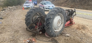 Çankırı'da devrilen traktörün altında kalan sürücü öldü