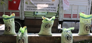 Mihalgazi ve Sarıcakaya ilçelerinde çiftçilere buğday tohumu dağıtıldı