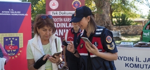 Aydın'da jandarma ekipleri, Afrodisyas Antik Kentinde bilgilendirme yaptı