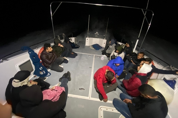 Bodrum açıklarında 65 düzensiz göçmen kurtarıldı, 18 düzensiz göçmen yakalandı