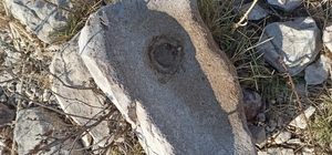 Atatürk Barajı'nda sular çekilince tarihi alan gün yüzüne çıktı