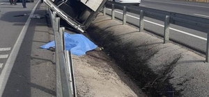 Osmaniyespor taraftarlarını taşıyan minibüsün devrilmesi sonucu 1 kişi öldü...