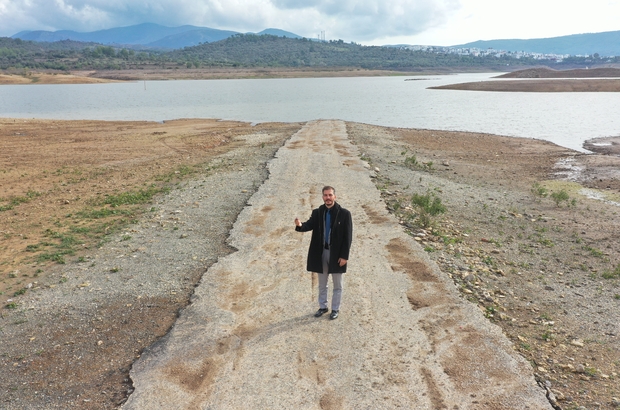 Bodrum'un su ihtiyacını karşılayan Mumcular Barajı yüzde 20'lik seviyeye düştü