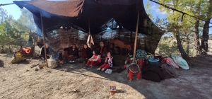 Sarıkeçili Yörükleri, zorlu göçün ardından kışı geçirecekleri Mersin'e ulaş...